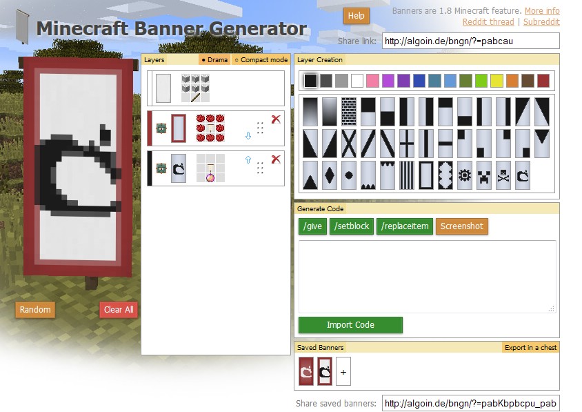 minecraft banners generator