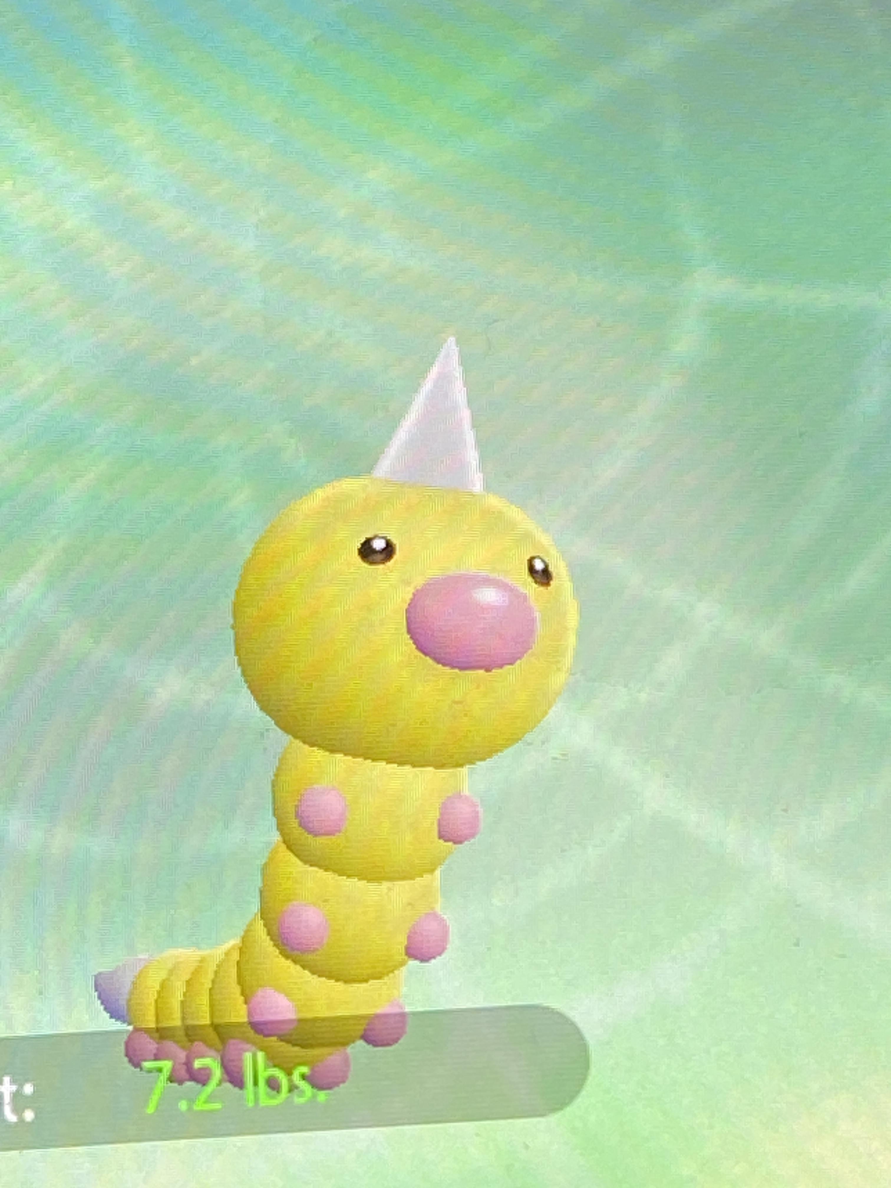 shiny weedle