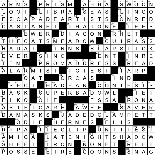 harangue crossword clue