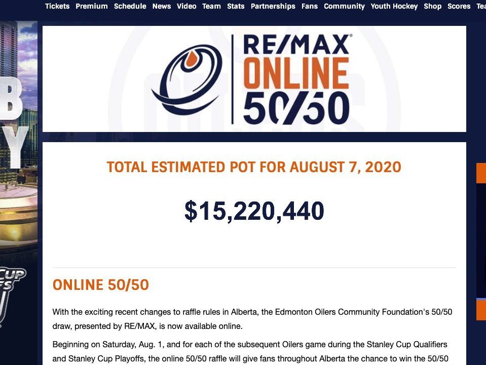 oiler 50/50 numbers