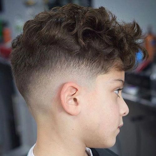 boy cut for curly hair