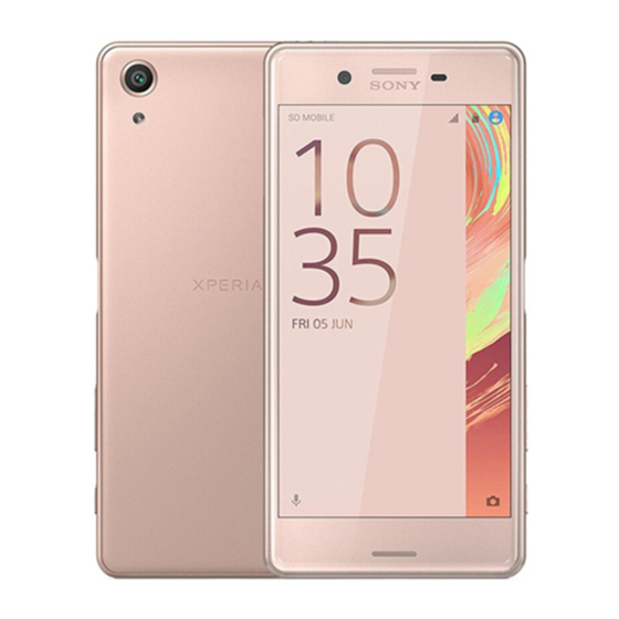 manual sony xperia x compact