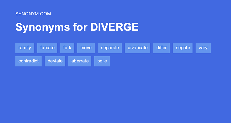 diverge antonym