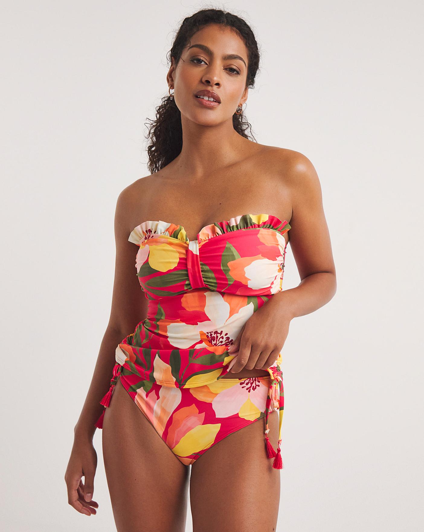 bandeau tankini set