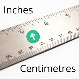 142cm to inches