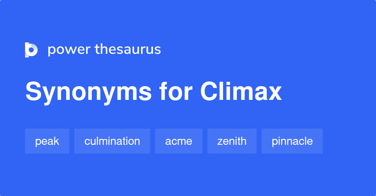 climax synonym