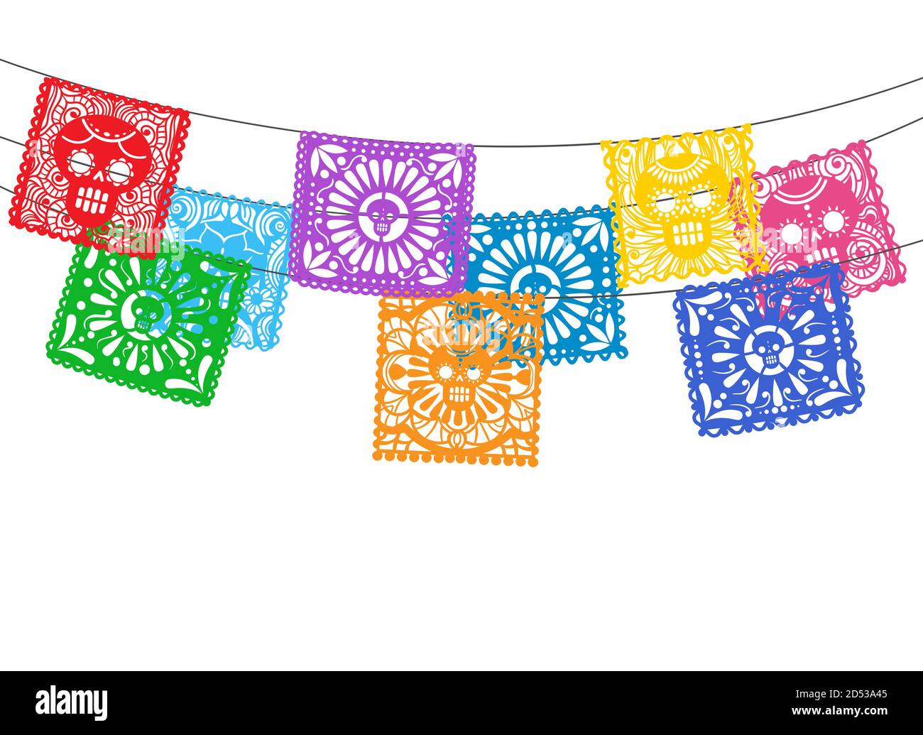 papel picado mexicano png