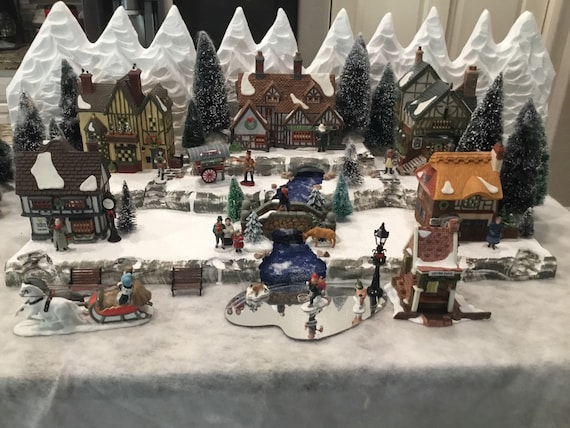 christmas village platforms