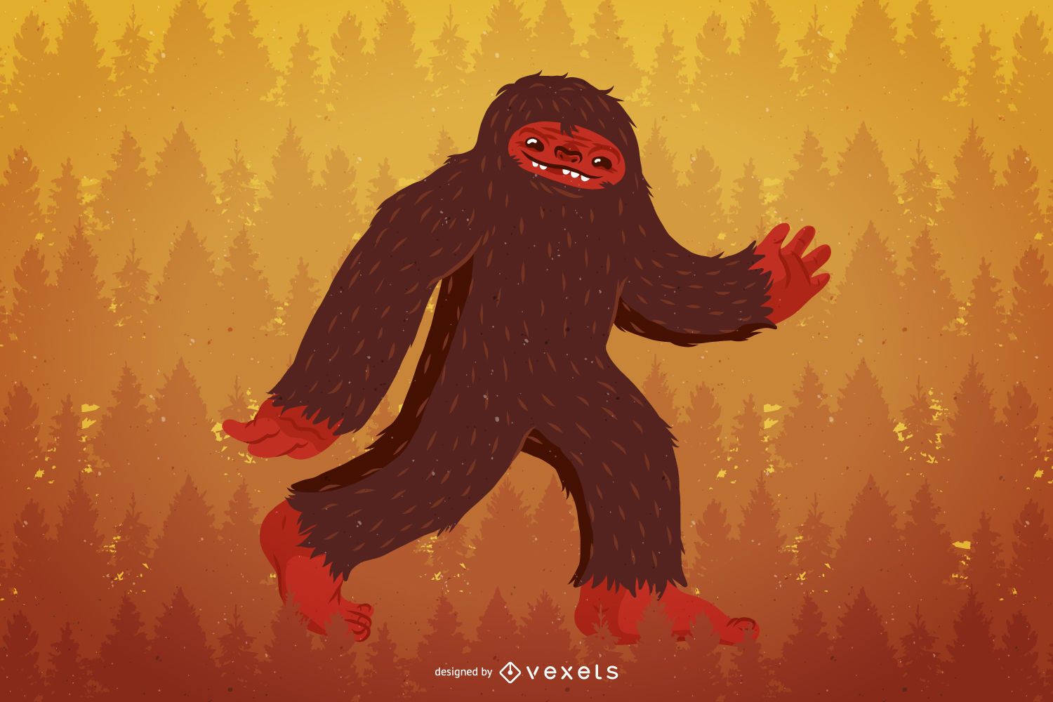 bigfoot illustration