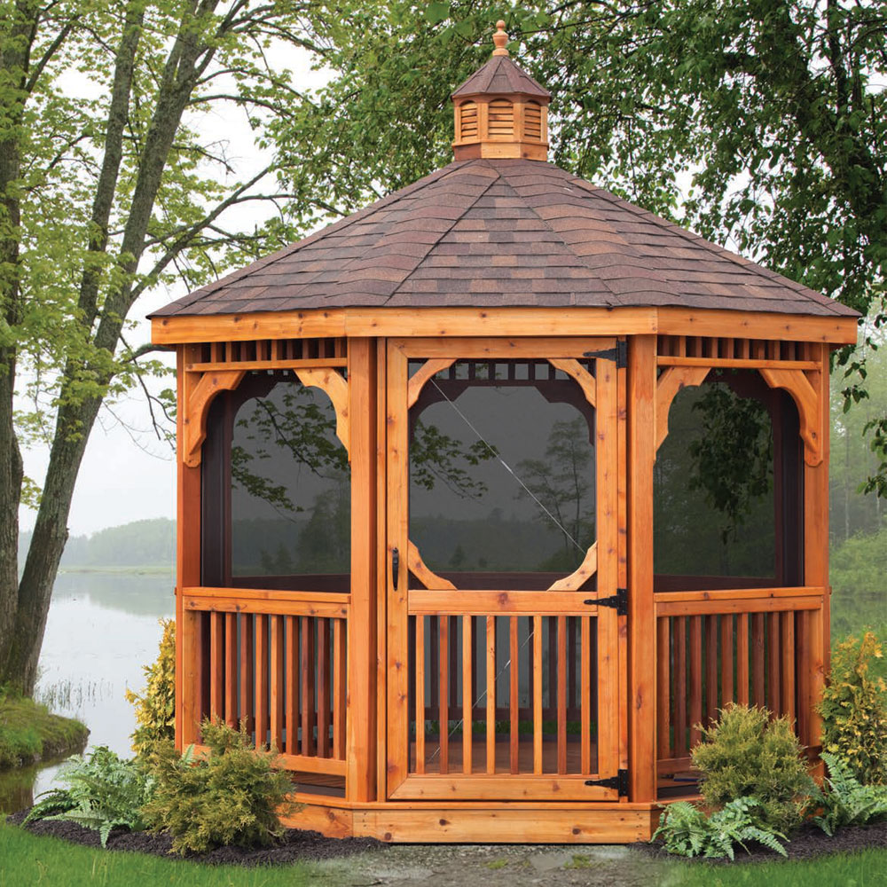 wood gazebo kits