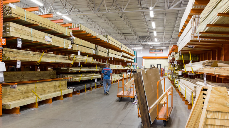 home depot lumber