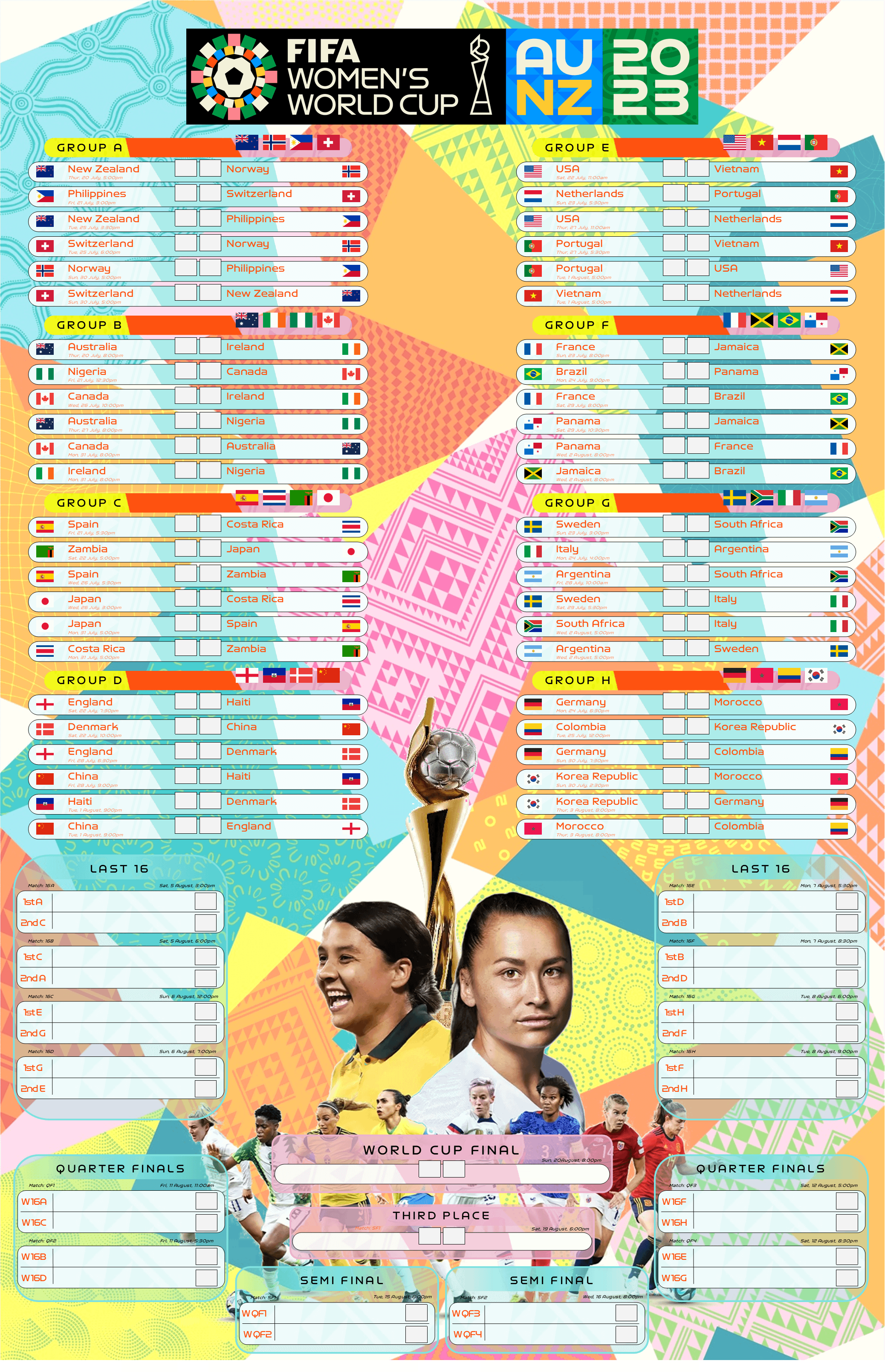 womens world cup draw poster
