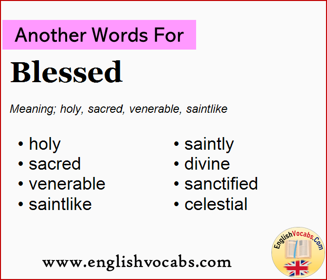 synonyms for blessed