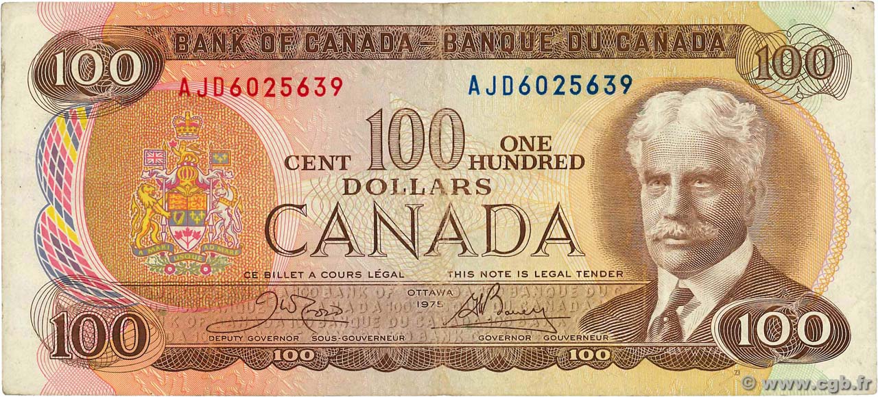 100 us dollars to canadian