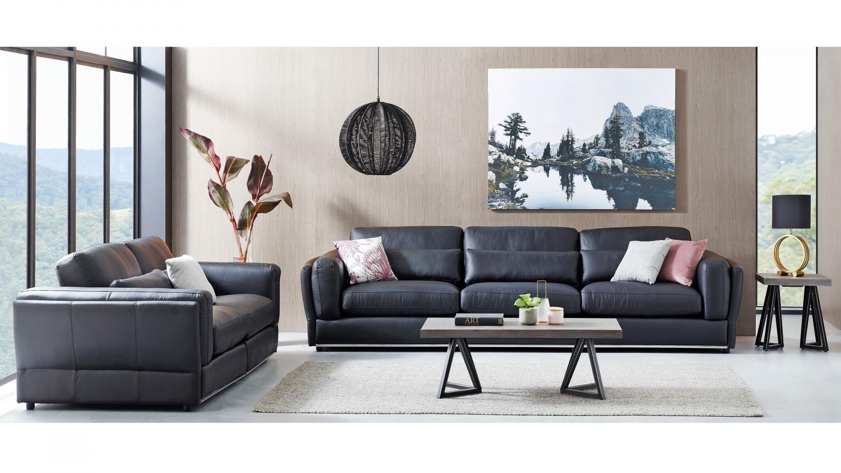 harvey norman leather couch