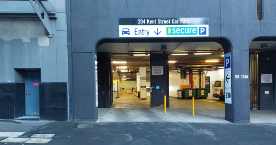 secure parking barangaroo