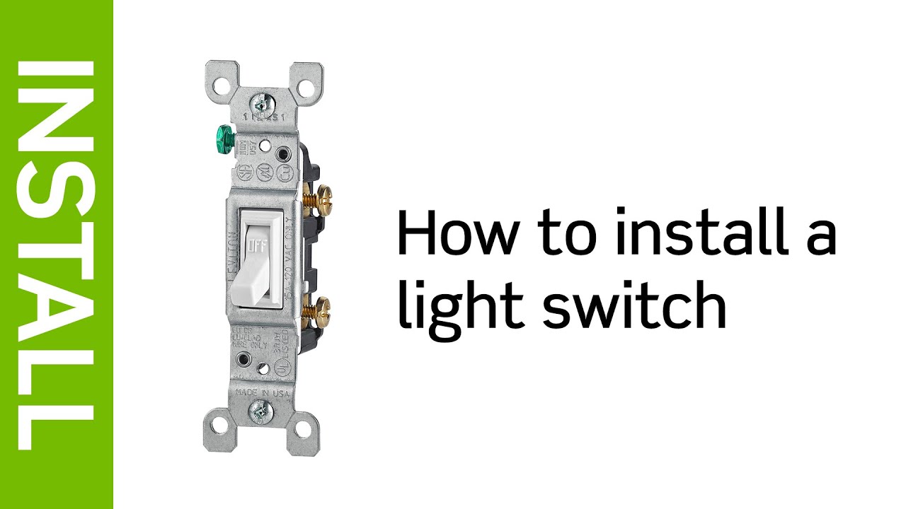 leviton light switch wiring