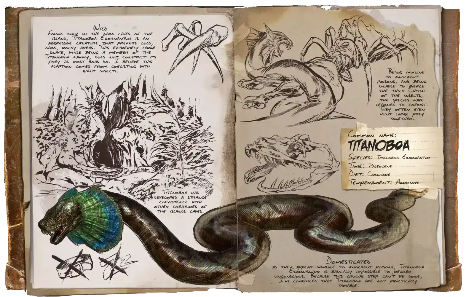 ark survival evolved titanoboa