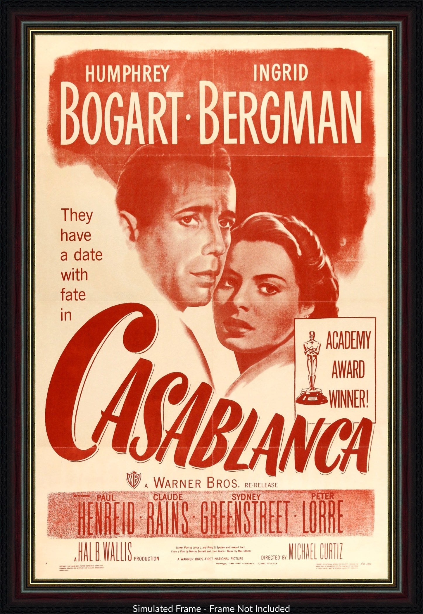 casablanca 1942 poster