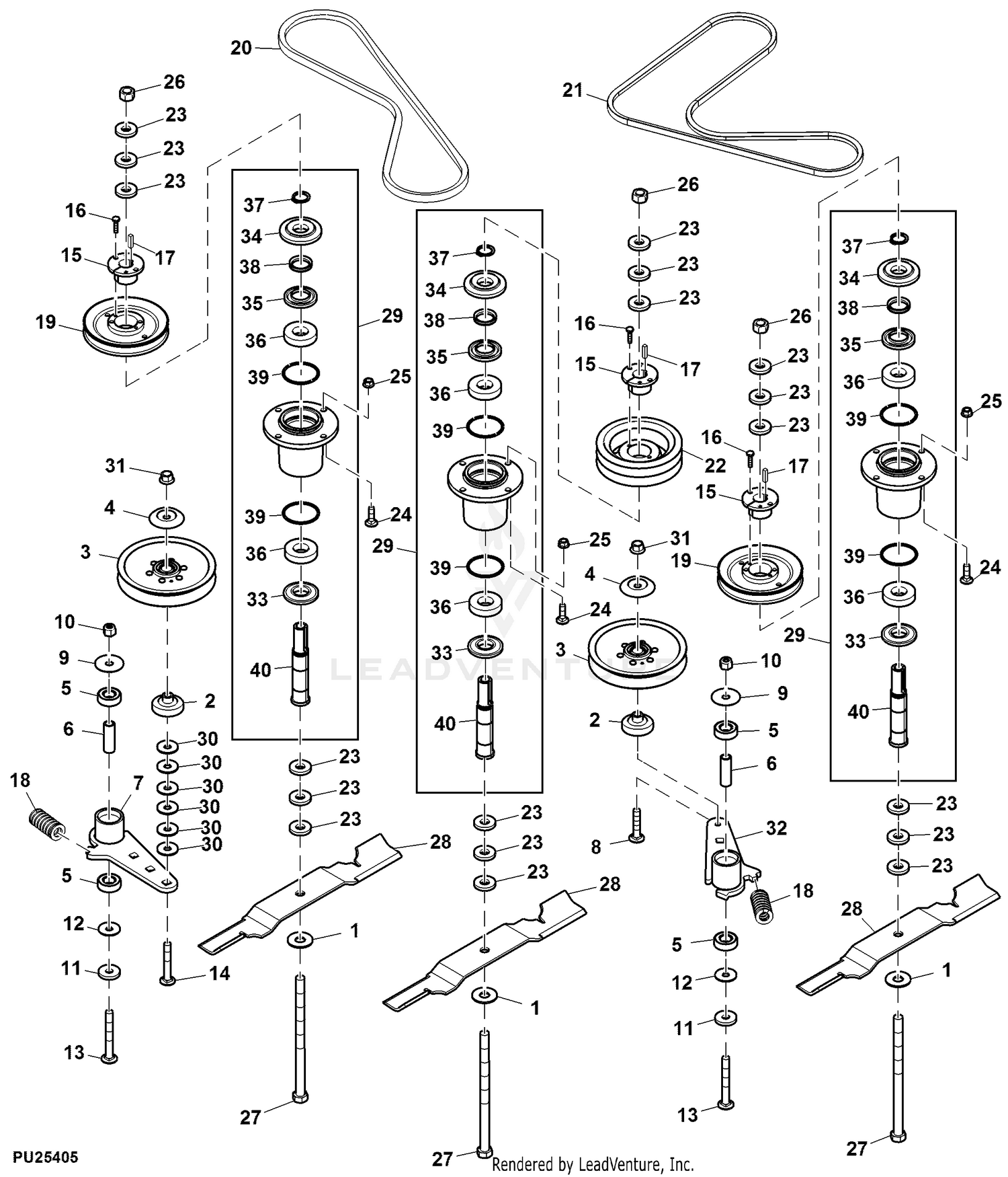 john deere 652r parts diagram