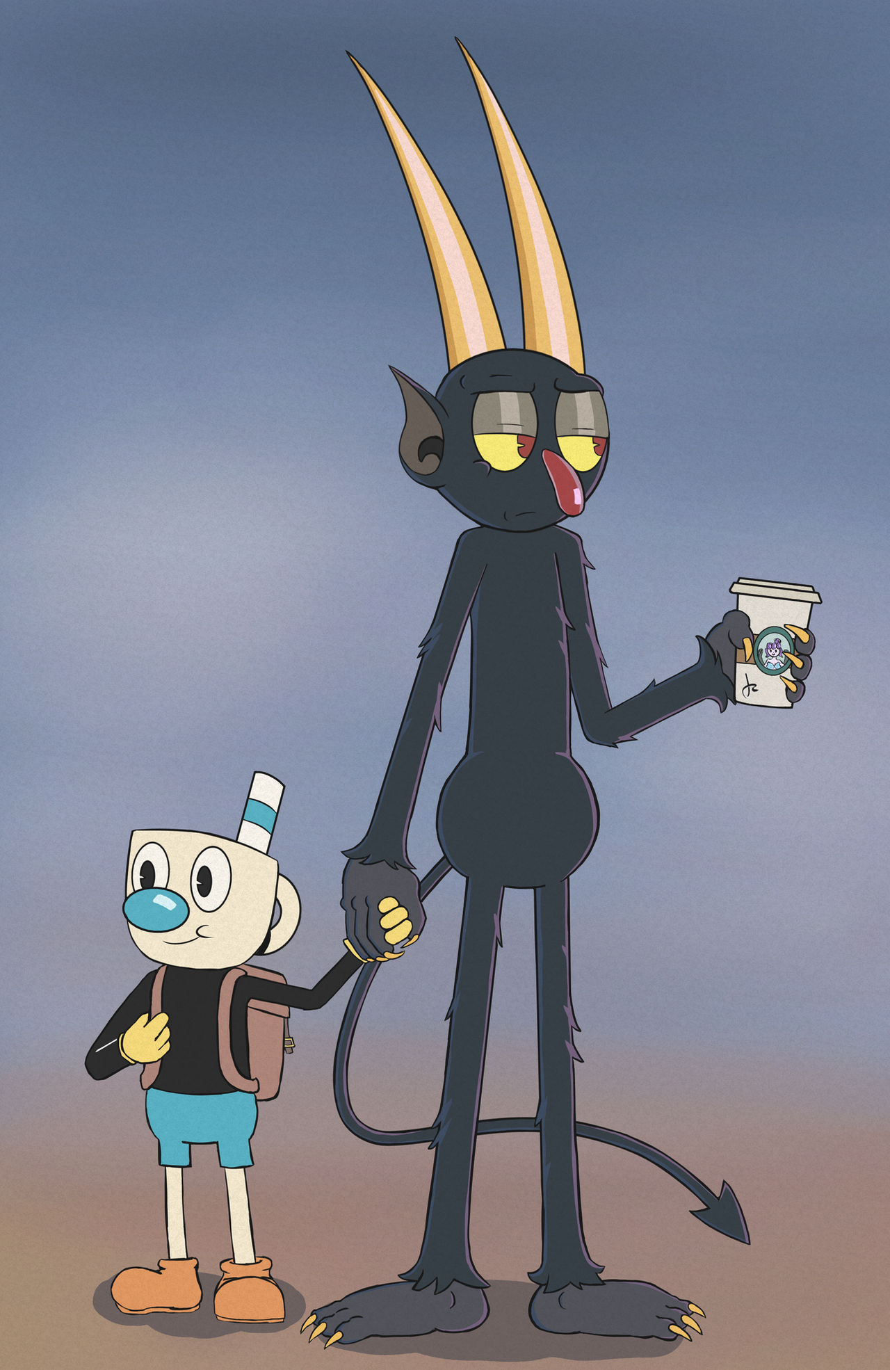 cuphead mugman x devil