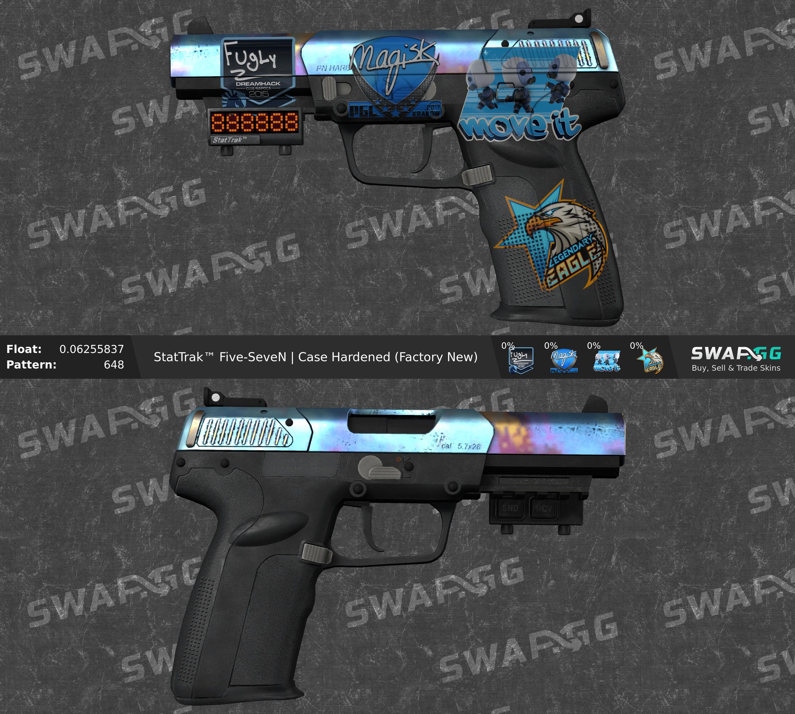 five seven blue gem