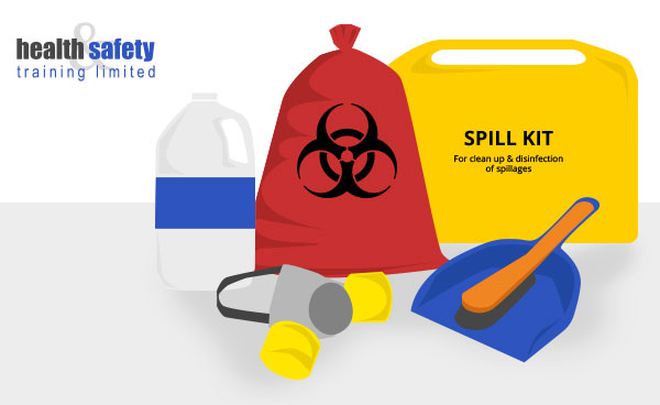 spill kit cartoon