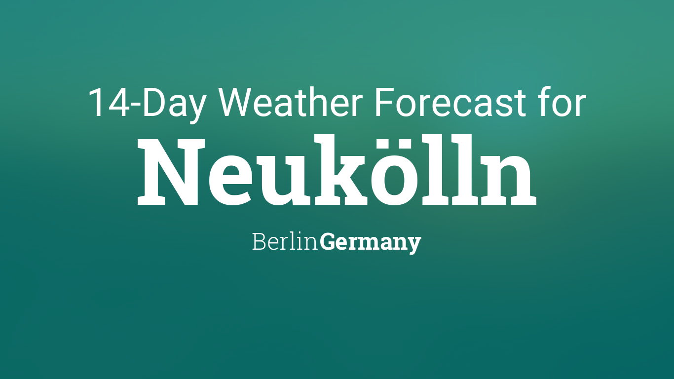 weather berlin germany 14 days