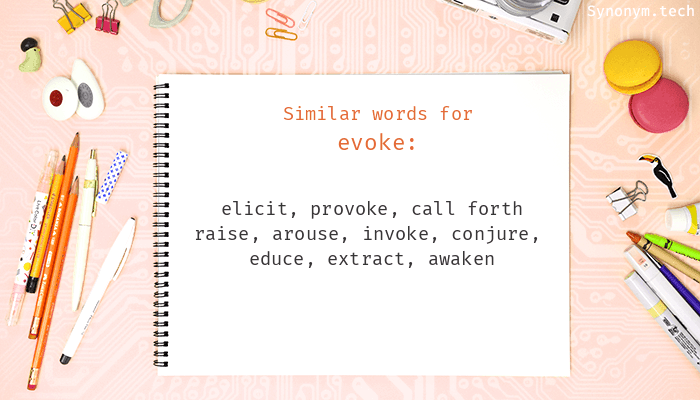 evoke synonym