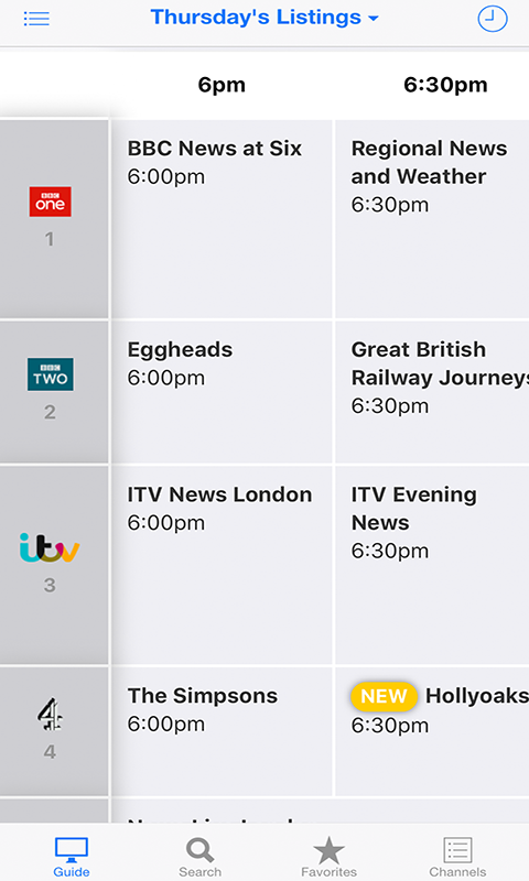 tv guide guide uk