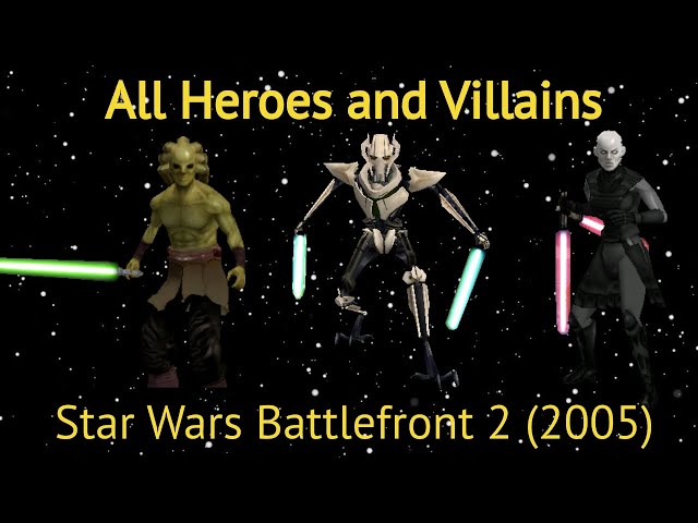 battlefront 2 2005 heroes