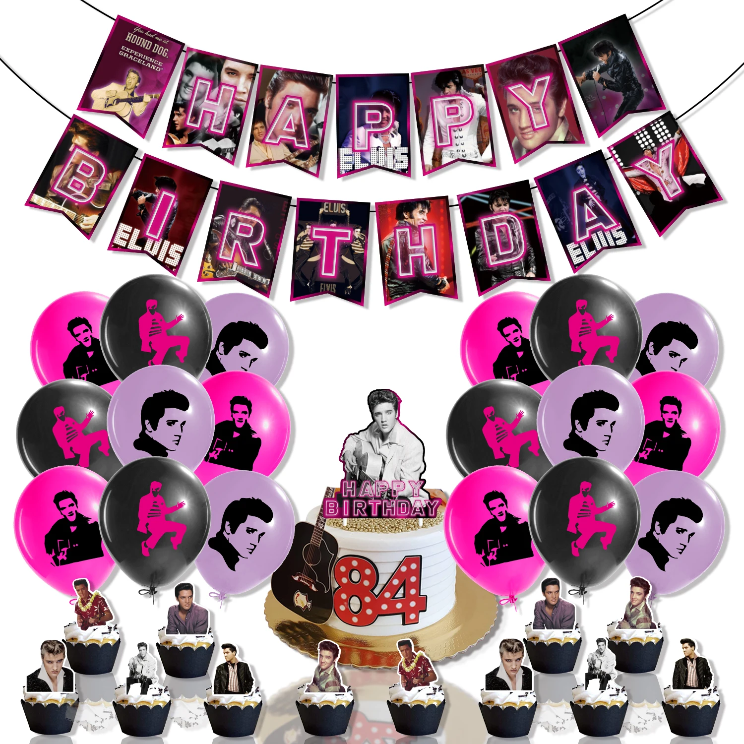 elvis presley party decorations