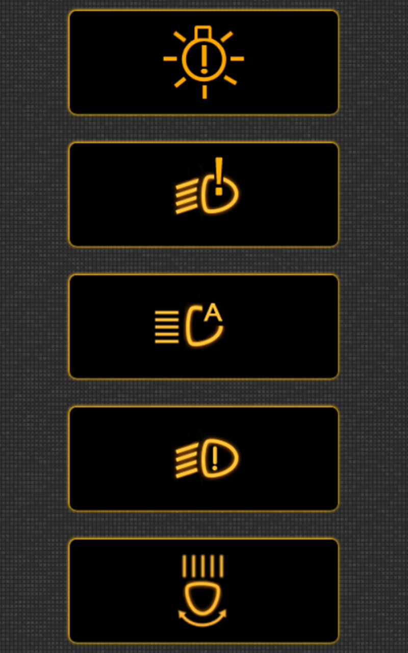 mini r56 warning symbols