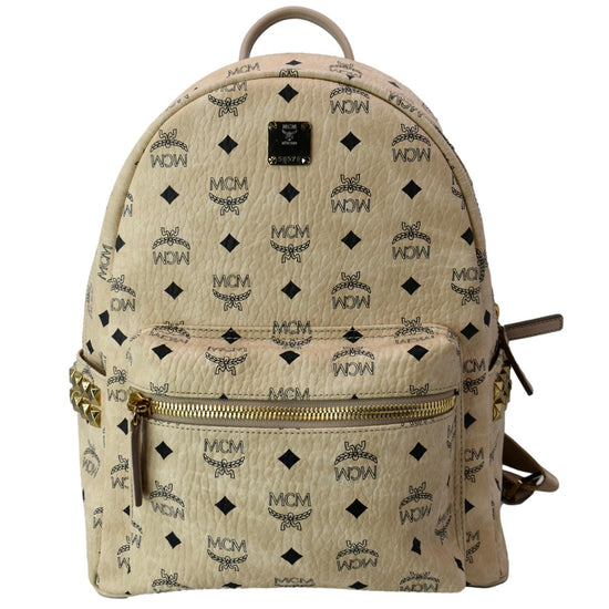 mcm stark backpack beige