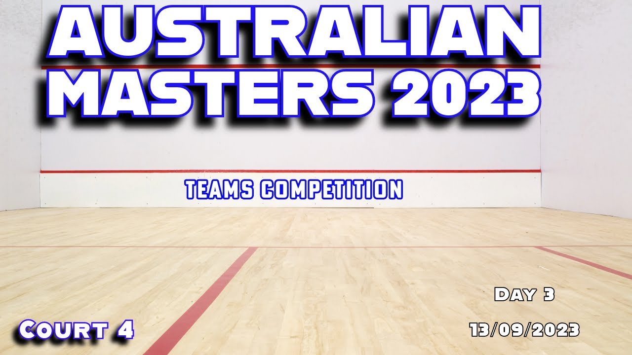australian squash masters 2023