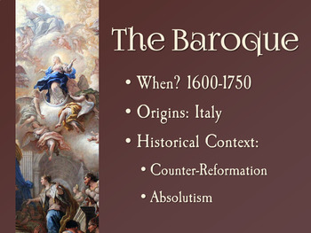 baroque art ppt