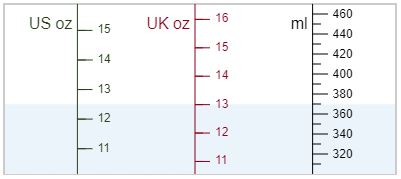 convert ml to oz liquid