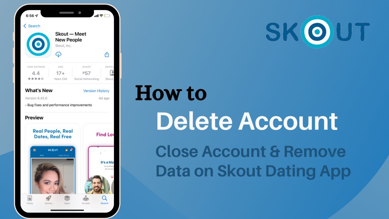 delete skout account