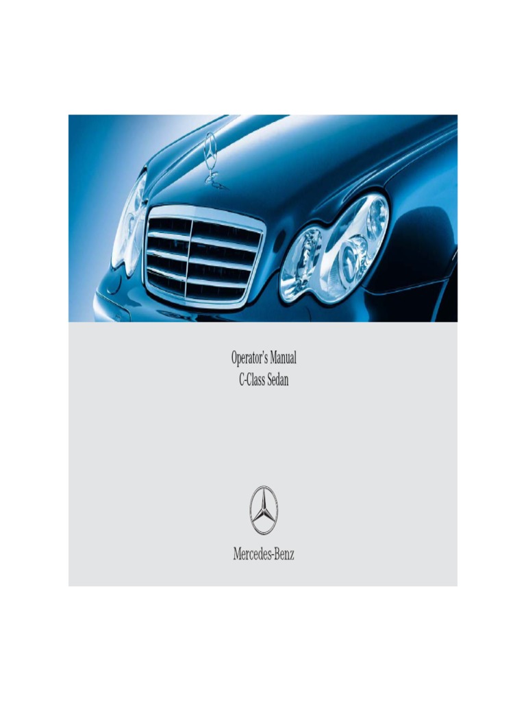 mercedes w203 workshop manual pdf