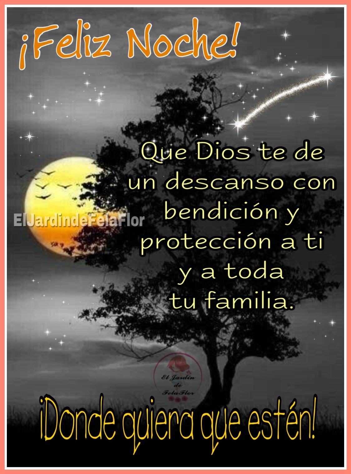 feliz descanso buenas noches bendiciones