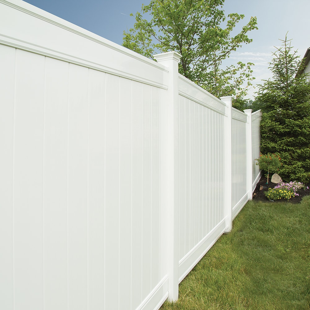 lowes vinyl fence