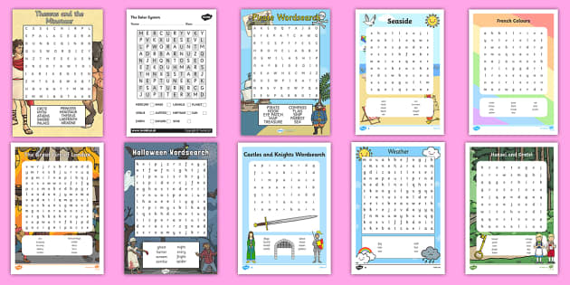 wordsearch booklet