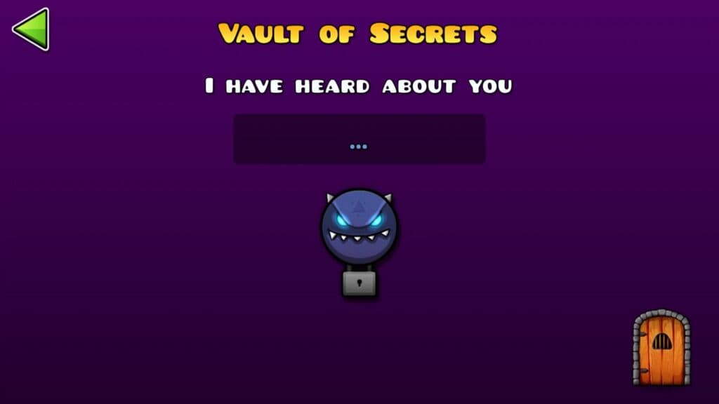 geometry dash vault of secrets codes