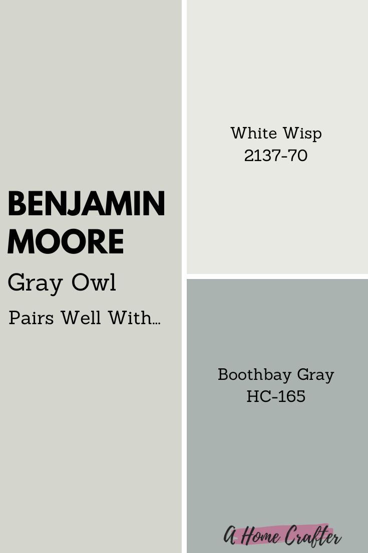 benjamin moore gray owl paint