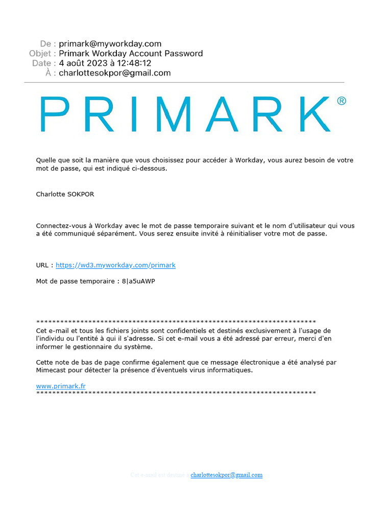 primark workday login