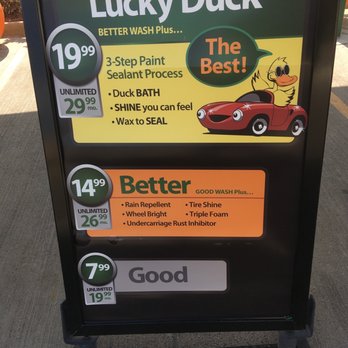 quick quack wash prices