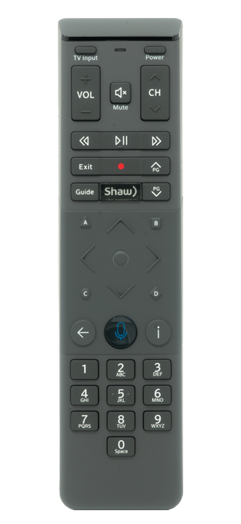 universal remote shaw