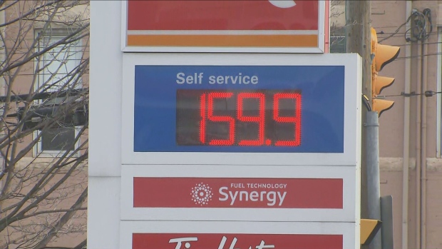 gas price in toronto today
