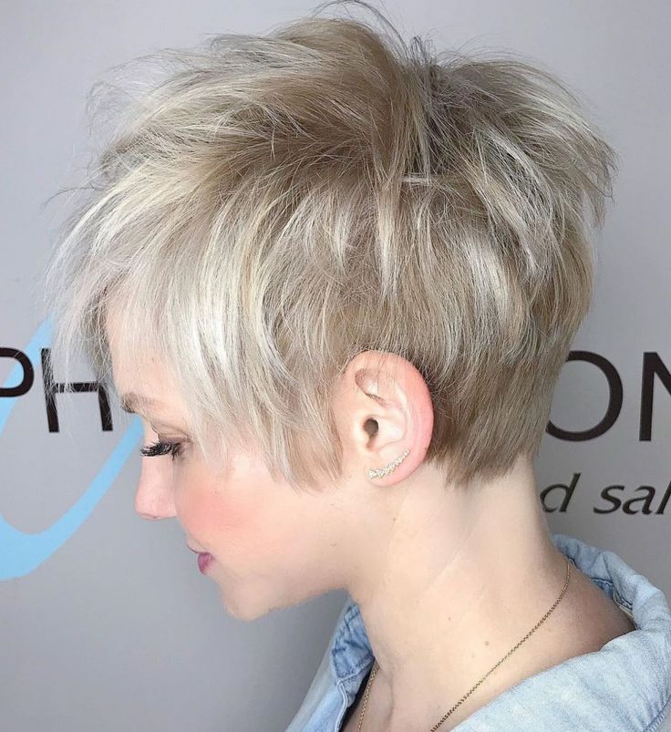 choppy razor cut pixie