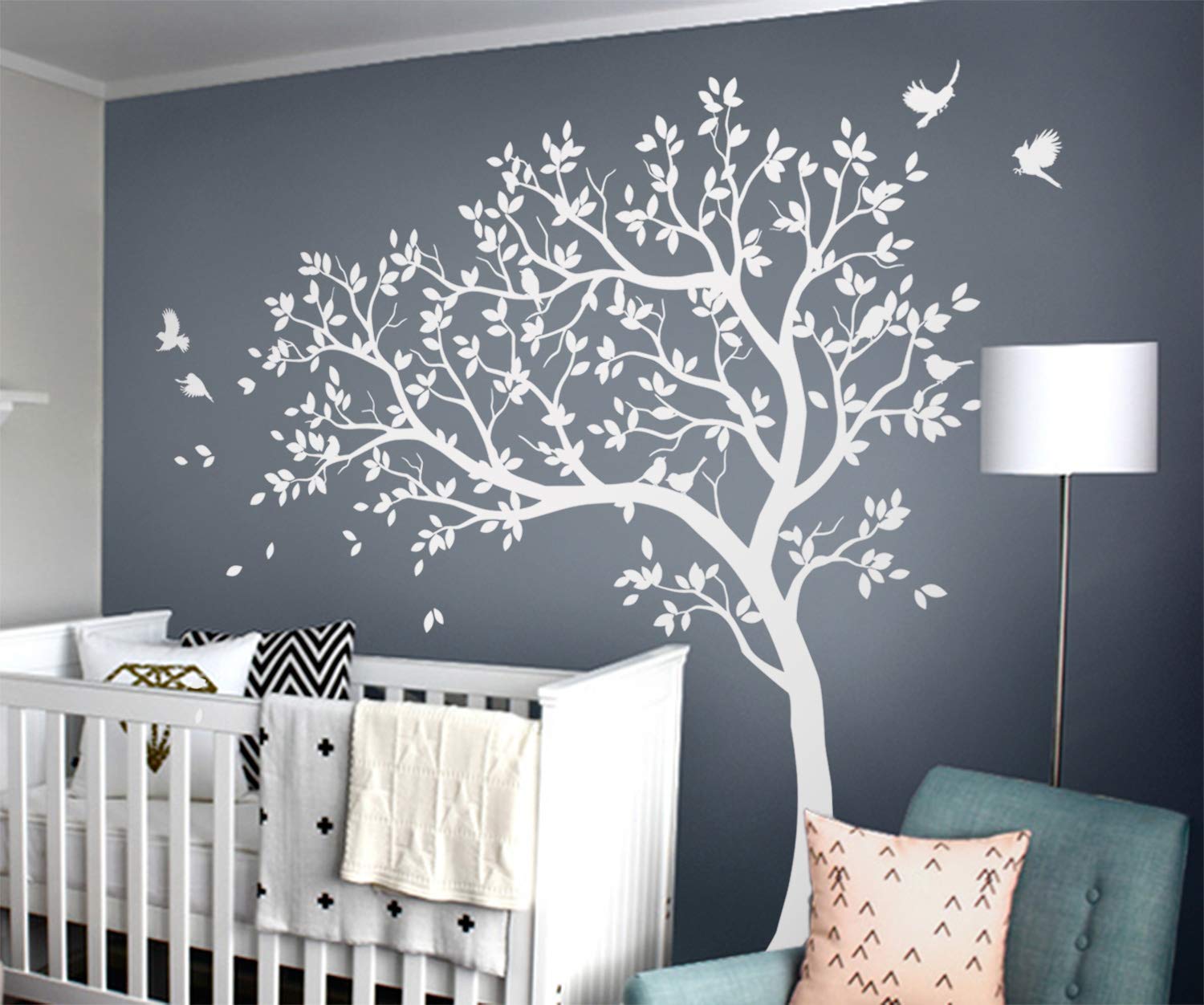 white wall stickers for bedrooms